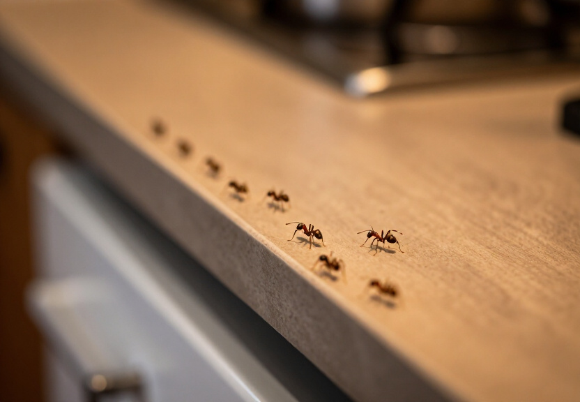 Ant Treatment in a Lilli Pilli Kitchen